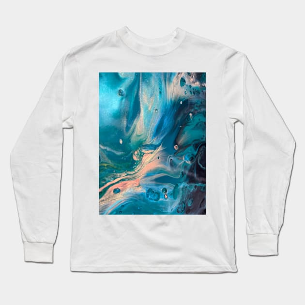 Tranquility Long Sleeve T-Shirt by catflocreations